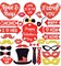 Valentines Day Photo Booth Props, Valentines Day Photo Props | Valentines Day Decor, Valentines Props for Photography, Valentines Decorations